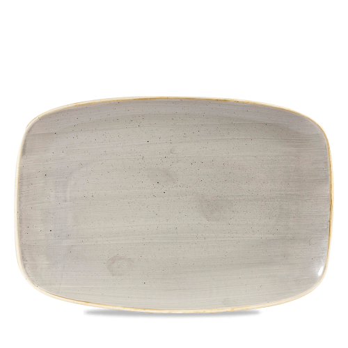Churchill Stonecast Grey Oblong Chefs Plate 12 X 7 4/5" (Pack of 6)