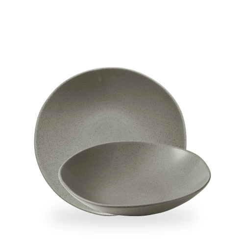 Churchill Stonecast Grey Natural Organic Coupe Bowl 9 7/8" (Pack of 6)