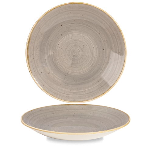 Churchill Stonecast Grey Deep Coupe Plate 11" (Pack of 12)