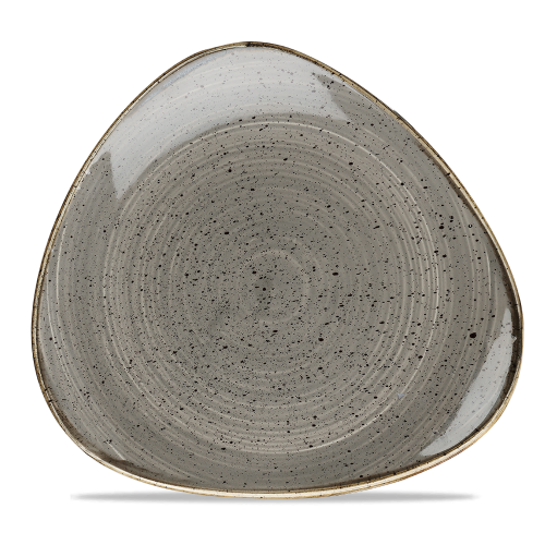Churchill Stonecast Grey Lotus Plate (Pack of 12)