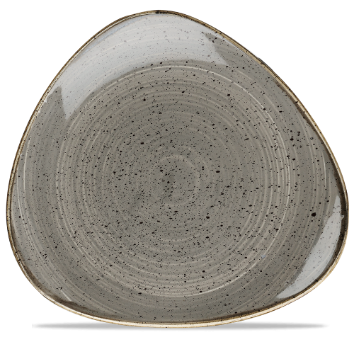 Churchill Stonecast Grey Lotus Plate (Pack of 6)