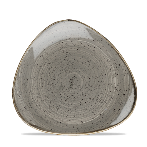 Churchill Stonecast Grey Lotus Plate (Pack of 12)