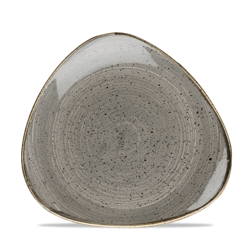 Churchill Stonecast Grey Lotus Plate (Pack of 12)