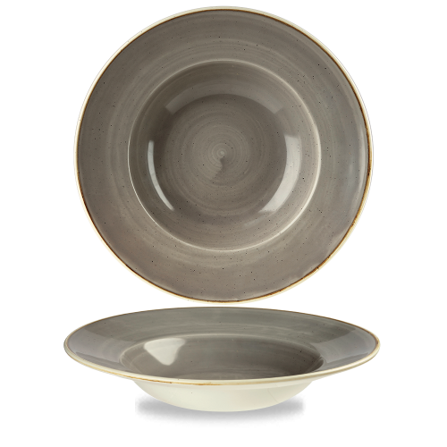 Churchill Stonecast Grey Profile Wide Rim Bowl Large 27.69cm (Pack of 12)