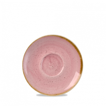 Churchill Stonecast Petal Pink Cappuccino Saucer 6.25" (Pack of 12)
