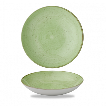 Churchill Stonecast Sage Green Evolve Coupe Bowl 9.75" (Pack of 12)