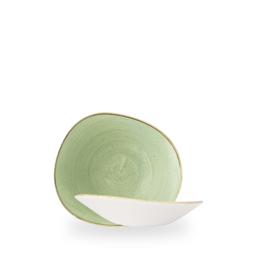 Churchill Stonecast Sage Green Opal Organic Bowl 20cm (Pack of 12)