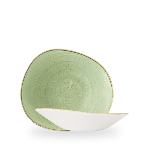 Churchill Stonecast Sage Green Opal Organic Bowl 25cm (Pack of 12)