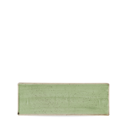 Churchill Stonecast Sage Green Oblong Plate 25x9cm (Pack of 6)