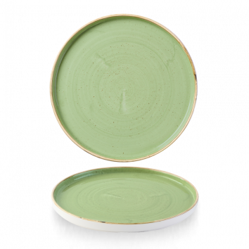 Churchill Stonecast Sage Green  Walled Plate 10 2/8" (Pack of 6)