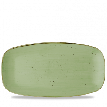 Churchill Stonecast Sage Green  Chefs Oblong Plate 11 3/4X6" (Pack of 12)