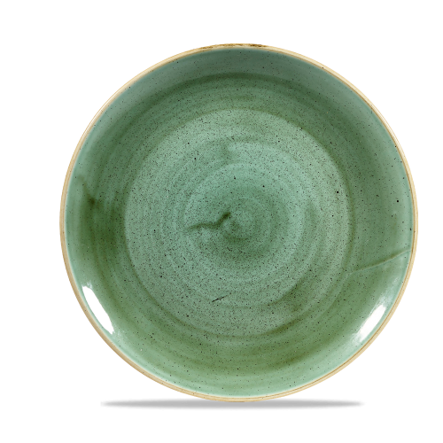 Churchill Stonecast Samphire Green Evolve Coupe Plate 10.25" (Pack of 12)
