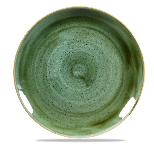 Churchill Stonecast Samphire Green Evolve Coupe Plate 11.25" (Pack of 12)