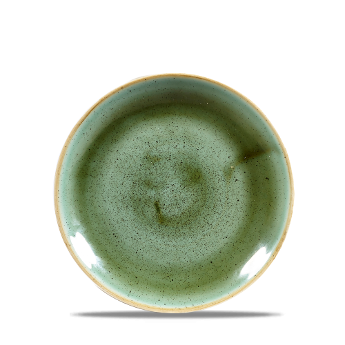Churchill Stonecast Samphire Green Evolve Coupe Plate 6.5" (Pack of 12)