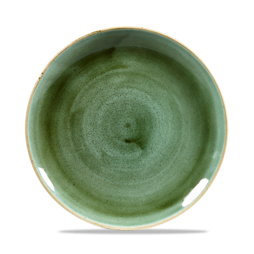 Churchill Stonecast Samphire Green Evolve Coupe Plate 8.67" (Pack of 12)