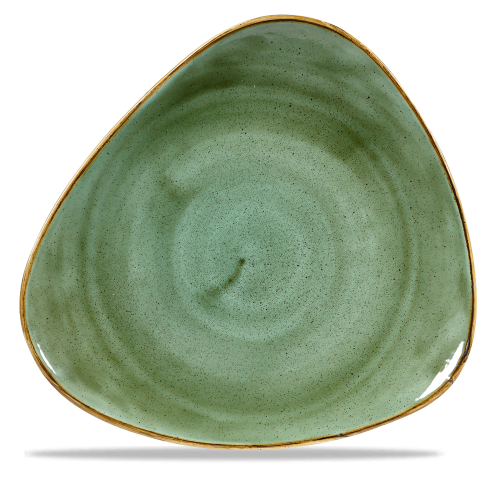 Churchill Stonecast Samphire Green Lotus Plate 12" (Pack of 6)