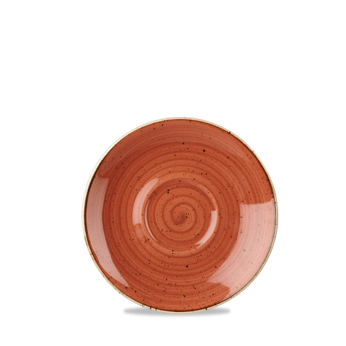 Churchill Stonecast Spiced Orange Cappuccino Saucer 15.6cm (Pack of 12)