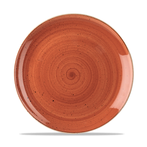 Churchill Stonecast Spiced Orange Evolve Coupe Plate 26cm (Pack of 12)