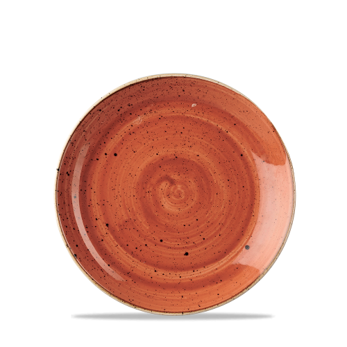 Churchill Stonecast Spiced Orange Evolve Coupe Plate 16.5cm (Pack of 12)
