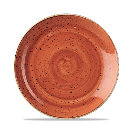 Churchill Stonecast Spiced Orange Evolve Coupe Plate 21.7cm (Pack of 12)