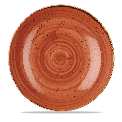 Churchill Stonecast Spiced Orange Coupe Large Bowl 31cm (Pack of 6)