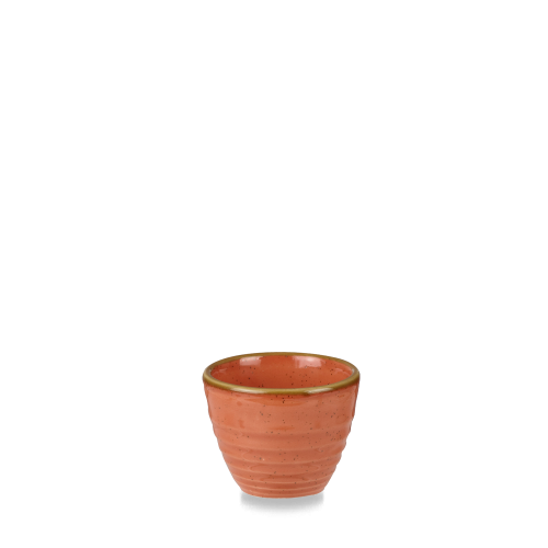 Churchill Stonecast Spiced Orange Ripple Dipper Pot 2oz (Pack of 12)