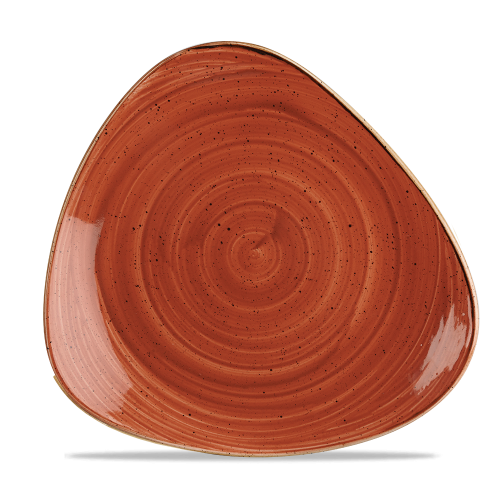 Churchill Stonecast Spiced Orange Lotus Plate (Pack of 12)