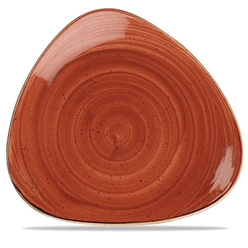 Churchill Stonecast Spiced Orange Lotus Plate (Pack of 6)