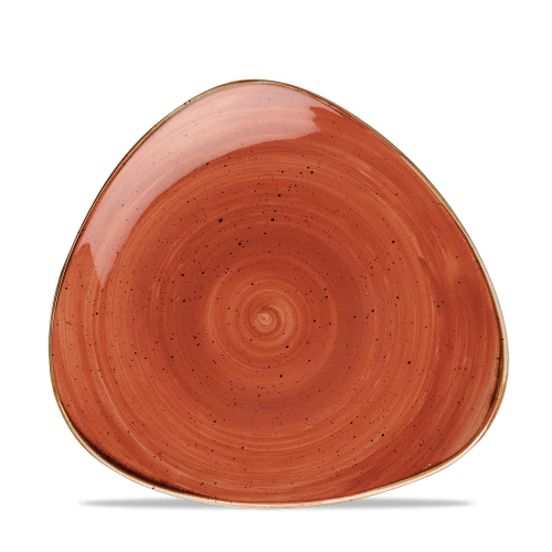 Churchill Stonecast Spiced Orange Lotus Plate (Pack of 12)