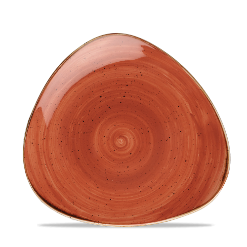 Churchill Stonecast Spiced Orange Lotus Plate (Pack of 12)