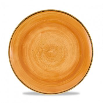 Churchill Stonecast Tangerine Evolve Coupe Plate 10.25" (Pack of 12)