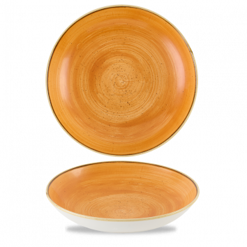 Churchill Stonecast Tangerine Evolve Coupe Bowl 9.75" (Pack of 12)