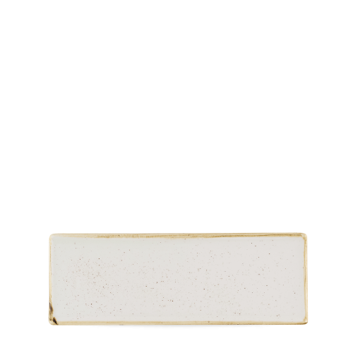 Churchill Stonecast Barley White Oblong Plate 25x9cm (Pack of 6)