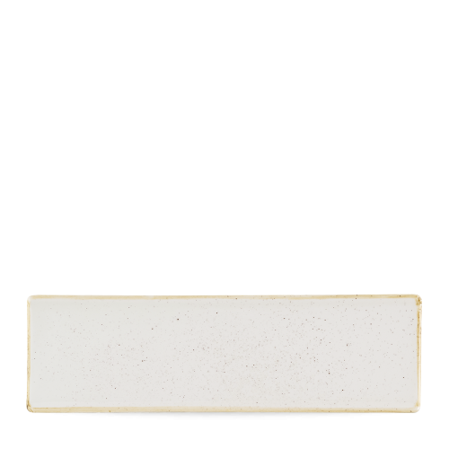 Churchill Stonecast Barley White Oblong Plate 30x9cm (Pack of 6)