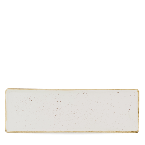 Churchill Stonecast Barley White Oblong Plate 33x11cm (Pack of 6)