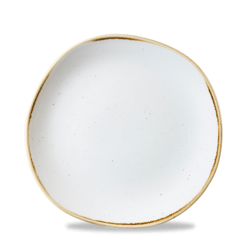 Churchill Stonecast Barley White Round Trace Plate 21cm (Pack of 12)