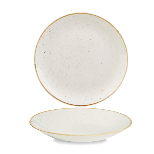 Churchill Stonecast Barley White Deep Coupe Plate 9 2/5" (Pack of 12)