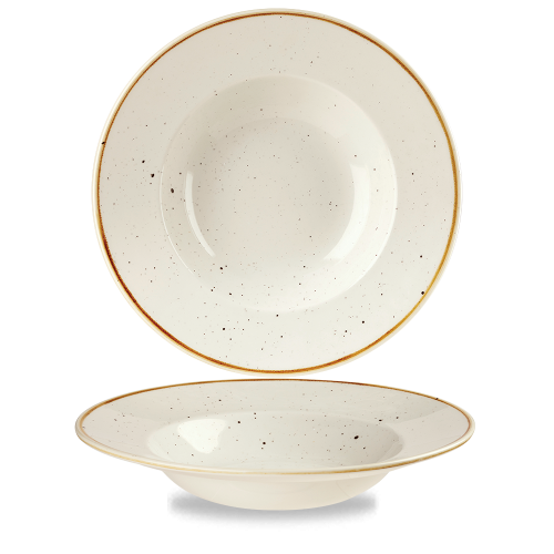 Churchill Stonecast Barley White Profile Wide Rim Bowl Large 27.69cm (Pack of 12)