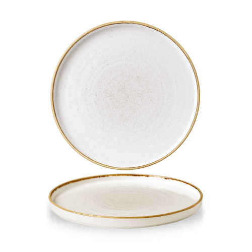 Churchill Stonecast Barley White Walled Plate 10 2/8" (Pack of 6)
