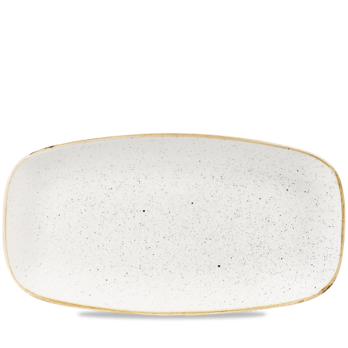 Churchill Stonecast Barley White Chefs Oblong Plate 13 7/8x7 3/8" (Pack of 6)