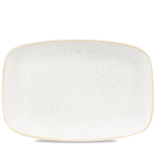 Churchill Stonecast Barley White Oblong Chefs Plate 13 1/2" X 9 1/4" (Pack of 6)