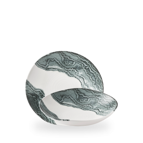 Churchill Tide Black Natural Bowl 8 5/8" (Pack of 6)