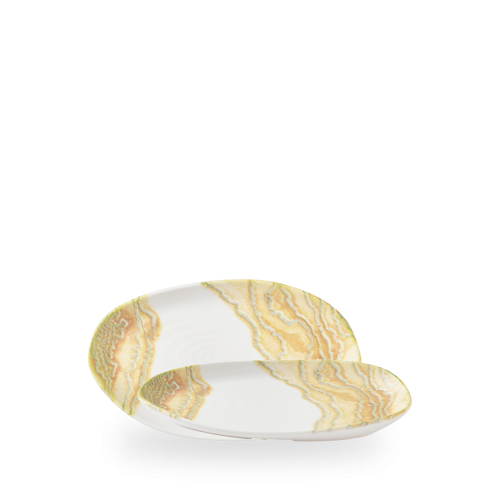 Churchill Tide Gold Natural Oblong 8 5/8 X 5 1/8 (Pack of 6)