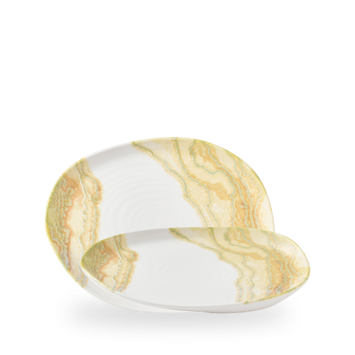 Churchill Tide Gold Natural Oblong 10 1/4 X 7 7/8 (Pack of 6)