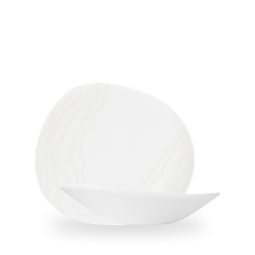 Churchill Tide White Opal Organic Bowl 9 7/8" (Pack of 12)