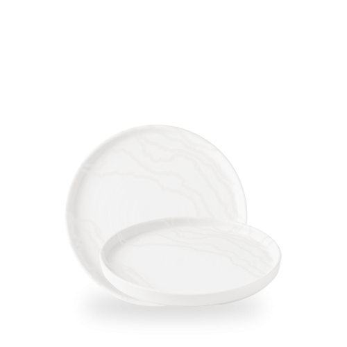 Churchill Tide White Walled Plate 8.25" (Pack of 6)