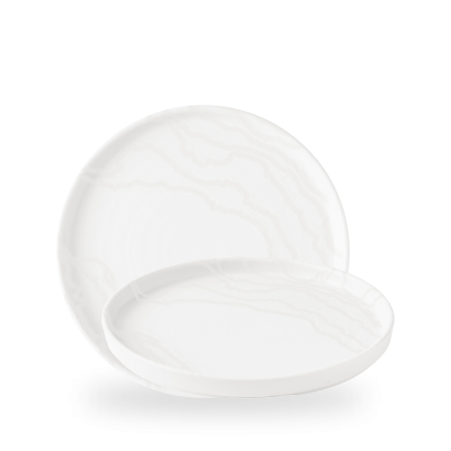 Churchill Tide White Walled Plate 10 2/8" (Pack of 6)