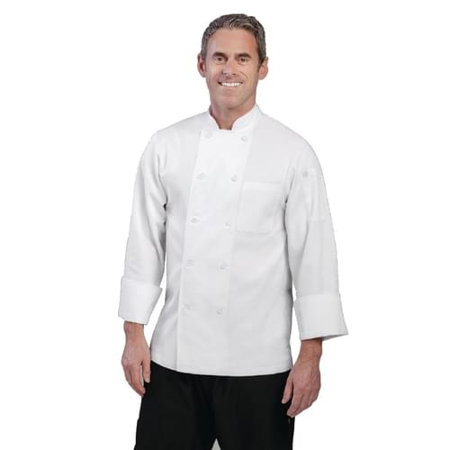 Chef Works Unisex Le Mans Chefs Jacket White XS