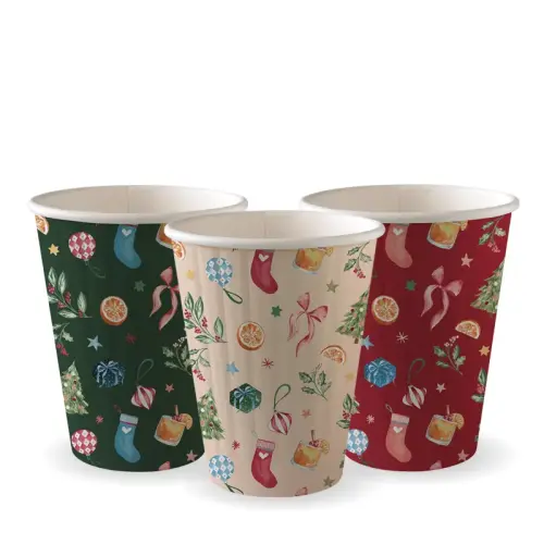 12oz Double Wall Christmas Series BioCups
