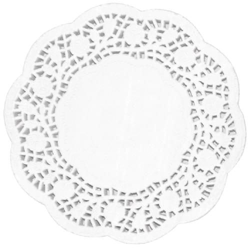 Olympia Round Paper Doilies 100mm (Pack of 250)